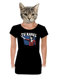 dámské tričko s lemem
