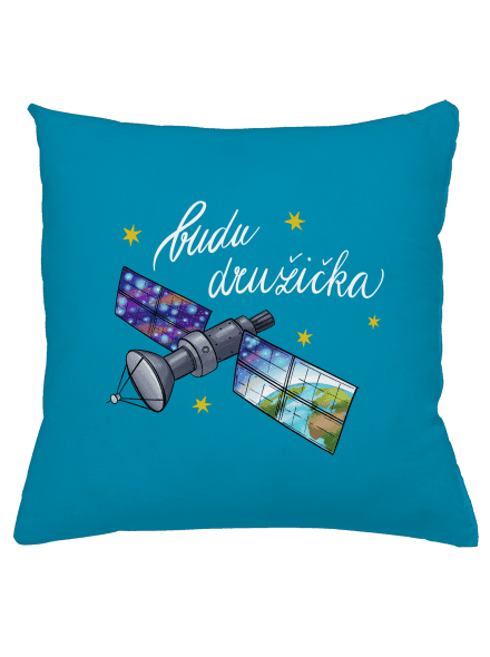 Budu družička polštář Blue Turquoise