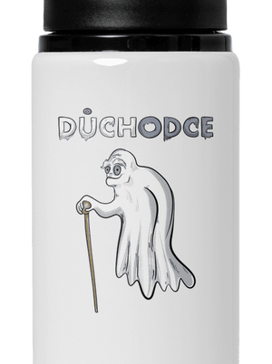 Duch důchodce lahev na vodu White
