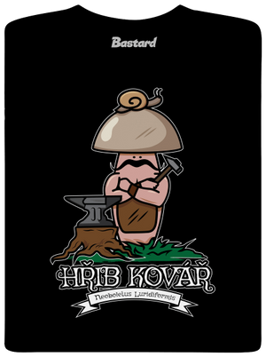 Hřib kovář pánské dlouhý rukáv Black