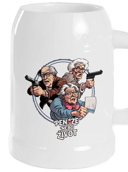 Penze nebo život půllitr White