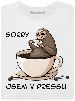 V pressu dámské tričko s lemem White