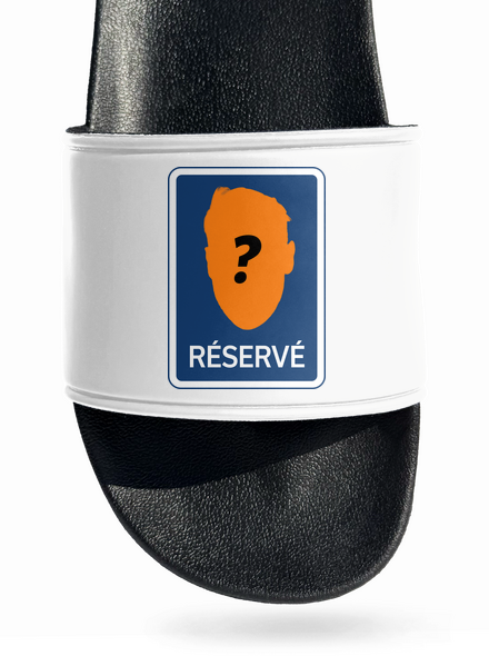 Značka réservé pantofle White