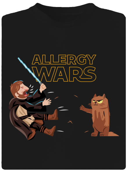 Allergy Wars pánské sportovní tričko Black