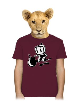 Bomberman dětské tričko Burgundy