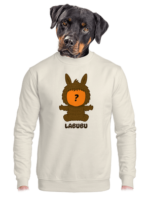 Labubu unisex mikina bez kapuce Off White