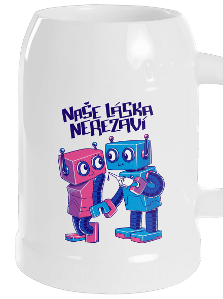 Roboti půllitr White
