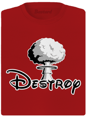 Destroy dámské sportovní tričko Red Mal