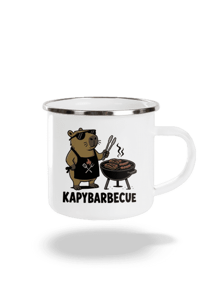 Kapybarbecue plecháček White