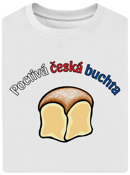 Poctivá buchta a klobása unisex tričko oversized White