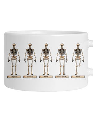 Kostry hrnek makronka White