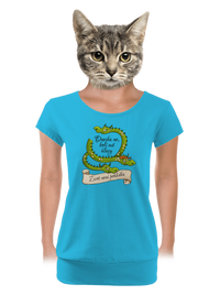 dámské tričko s lemem