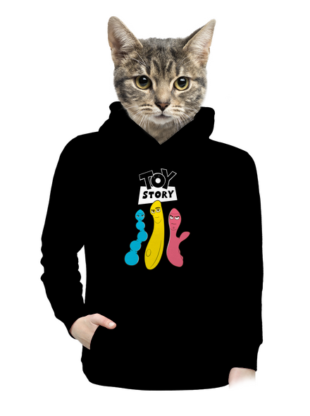 Příběh hraček dámská mikina klokanka Black