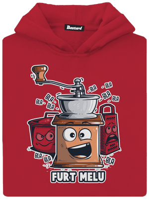 Mlýnek dětská mikina klokanka Fire Red