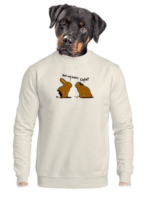 unisex mikina bez kapuce