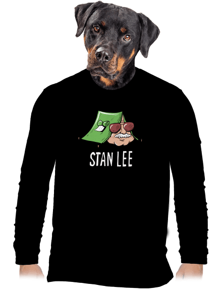 Stan Lee pánské dlouhý rukáv Black