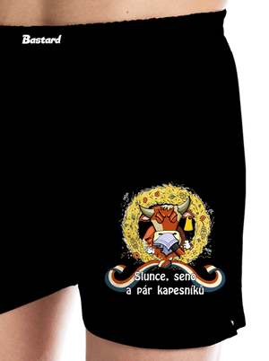 Slunce, seno a pár kapesníků pánské trenky Black
