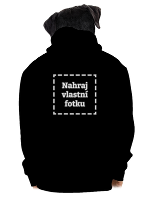 Vlastní potisk pánská mikina na zip Black