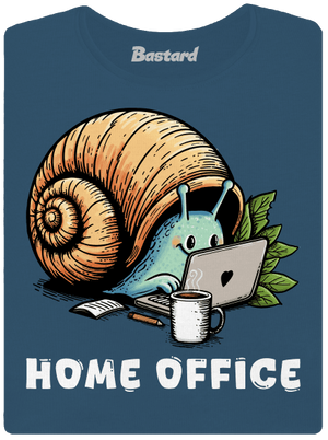 Šnekův home office dámské tričko premium Petrol Blue