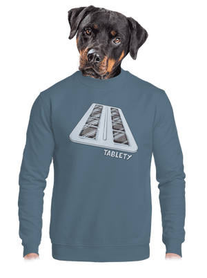 unisex mikina bez kapuce