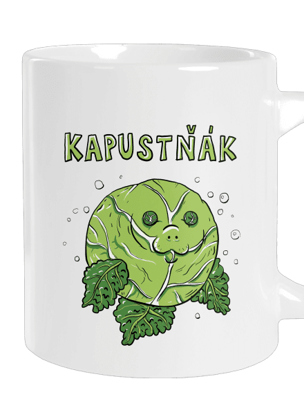 Kapustňák velký hrnek White