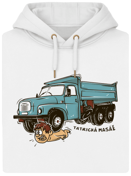 Tatrická masáž unisex mikina premium Snowwhite