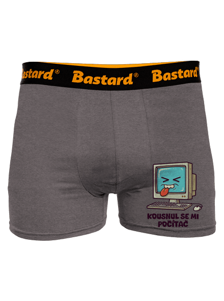 Kousnul se mi počítač boxerky Gray Melange