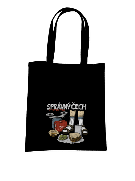 Správný Čech taška Black
