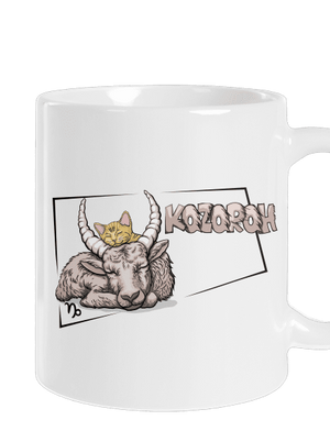 Kočičí horoskop: Kozoroh klasický hrnek White