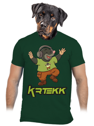 Krtekk pánské tričko Bottle Green