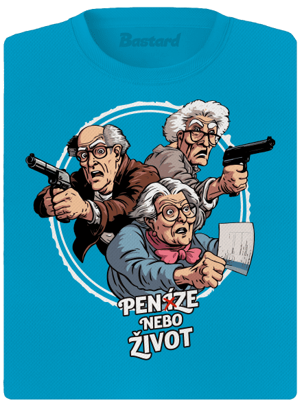 Penze nebo život dámské sportovní tričko Blue Atol