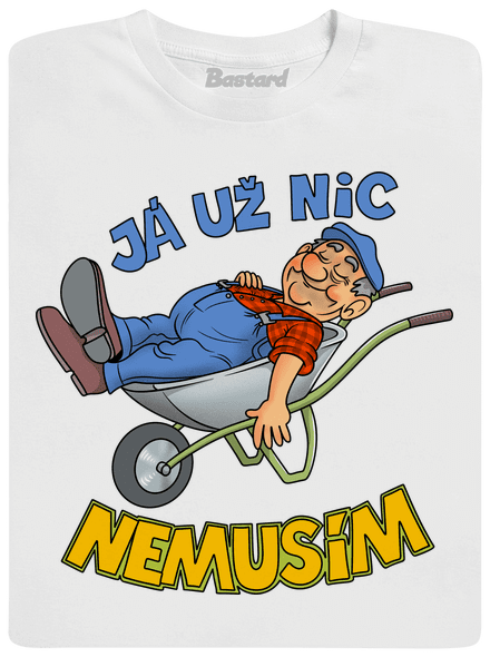 Nemusím dětské tričko White
