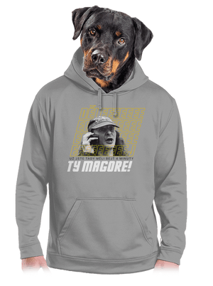 B18: Jiří Kára pánská mikina klokanka Light Melange