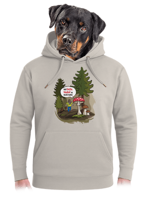 Bacha houbař unisex mikina premium Pastel Macchiato