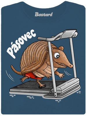 Pásovec dámské tričko premium Petrol Blue