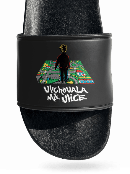 Vychovala mě ulice pantofle Black