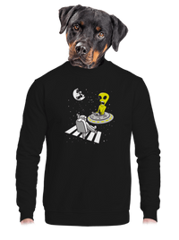 unisex mikina bez kapuce