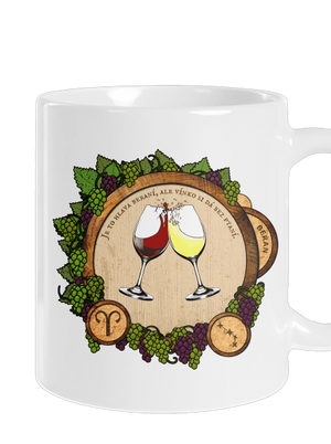 Vinný horoskop: Beran klasický hrnek White