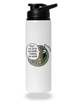 Muchomůrky zelené lahev na vodu White