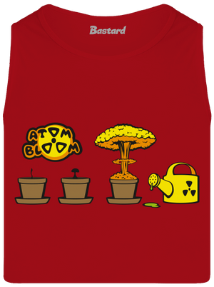 Atomový květ pánské tílko Red