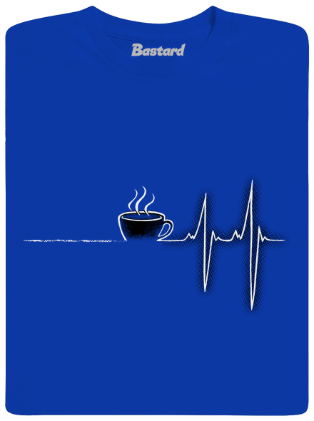Coffee help pánské dlouhý rukáv Royal Blue