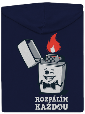 Rozpálím každou pánská mikina na zip Navy
