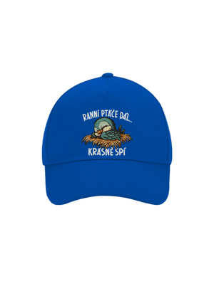 Ranní ptáče spí kšiltovka baseballka Bright Royal