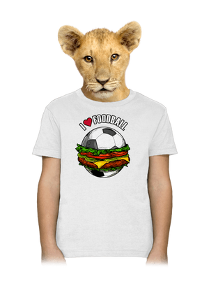 Foodball dětské tričko White