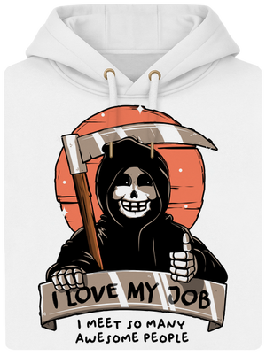 I love my job unisex mikina premium Snowwhite