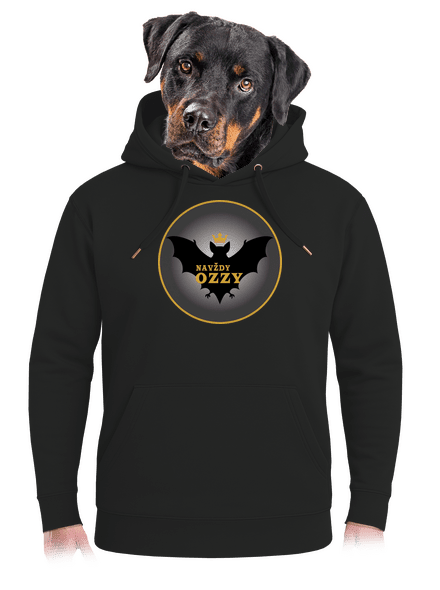 Navždy Ozzy unisex mikina premium Dark Black