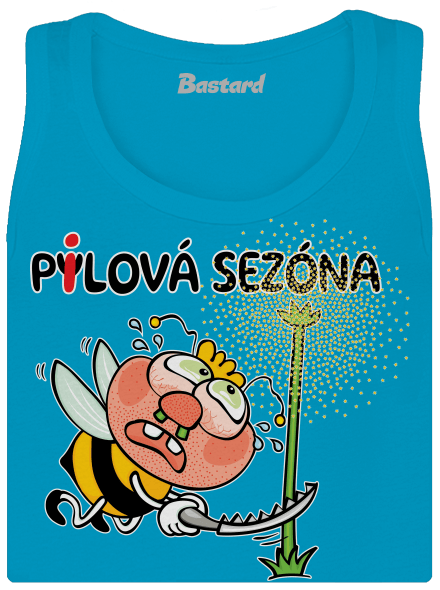 Pylová sezóna dámské tílko klasické Blue Atol