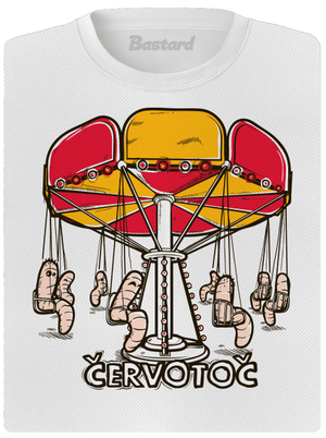 Červotoč dámské sportovní tričko White