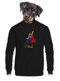 unisex mikina bez kapuce