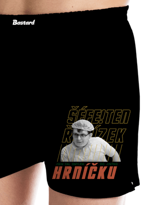 B18: Kluk s řetízkem pánské trenky Black